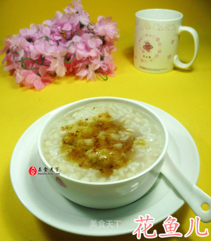 Osmanthus and Barley Rice Porridge recipe