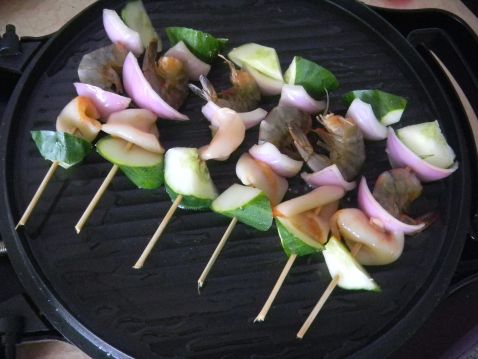 Seafood Skewers recipe