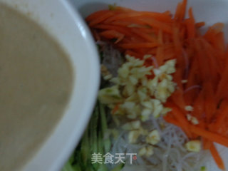 Vermicelli Mixed with Sesame Sauce recipe