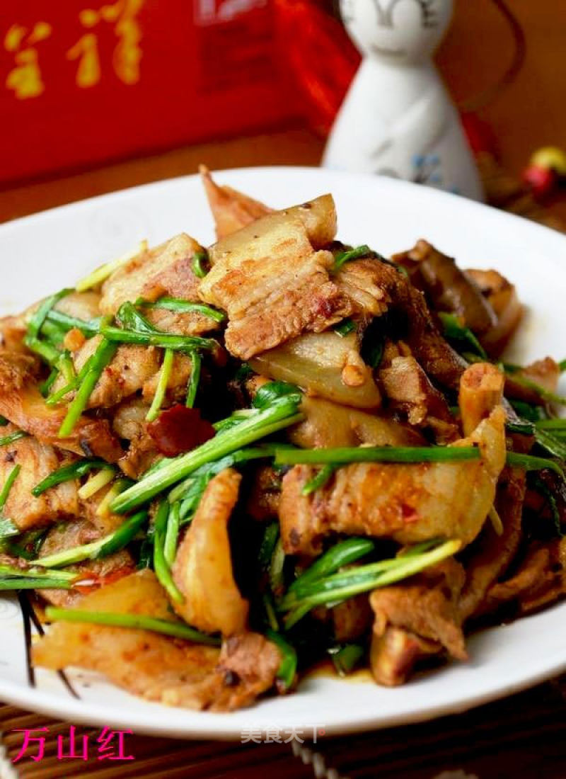 Twice-cooked Pork with Black Soy Sauce recipe