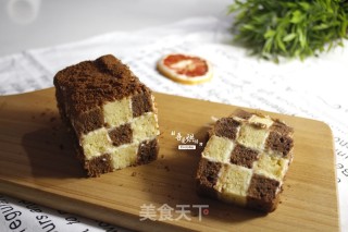 Two-color Chess Cream Cake recipe