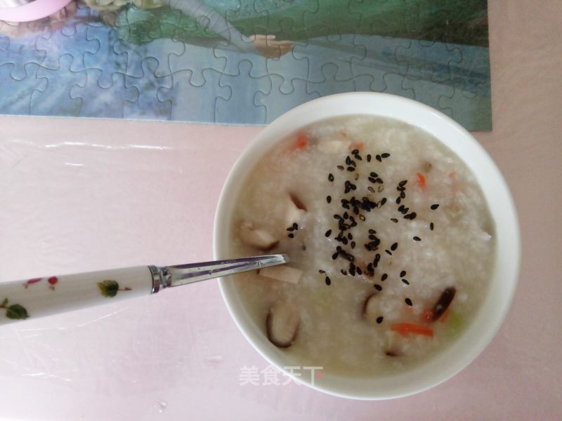 Salted Duck Congee recipe