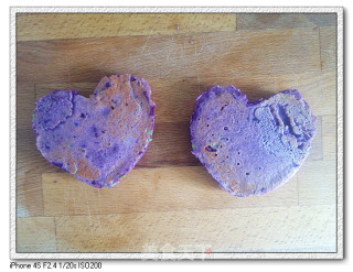 Egg Purple Potato Cake recipe