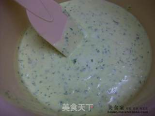 The Turquoise and Green Spring Festival Atmosphere is Here @@ Spinach Cake recipe