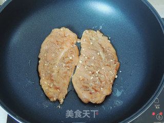 Fried Chicken Breast and Chestnut Rice recipe