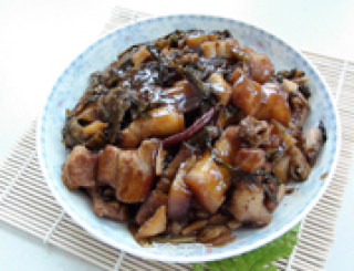 Rice Suffers ------ Braised Pork with Plum Vegetables recipe