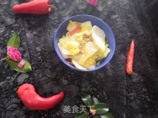 Stir-fried Chinese Cabbage with Red Pepper recipe