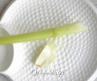 Vegetarian Sauteed Celery and Lily recipe