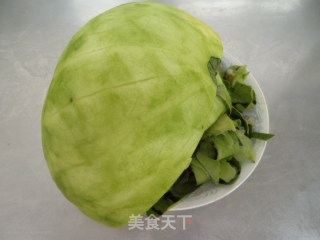 Cabbage and Melon Skin Stuffing Steamed Buns recipe