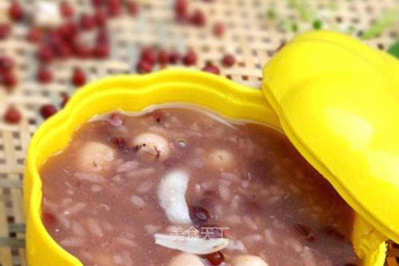 Lily Lotus Seed Red Bean Congee recipe