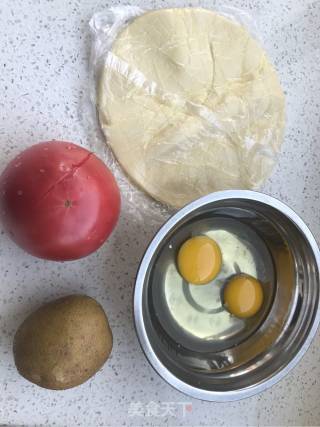 Tomato Egg Potato Noodles recipe