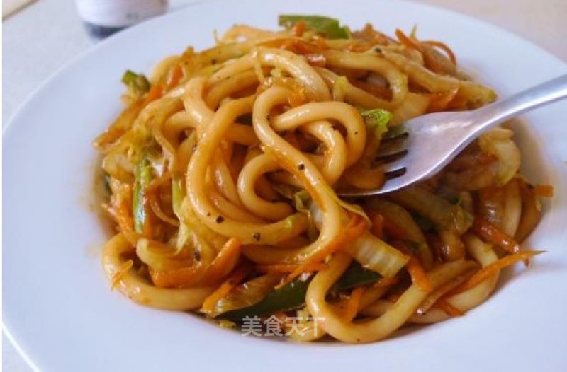 Vegetarianism—vegetarian Fried Udon Noodles