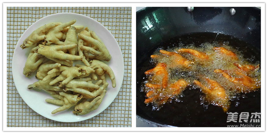 Fish-flavored Chicken Feet recipe