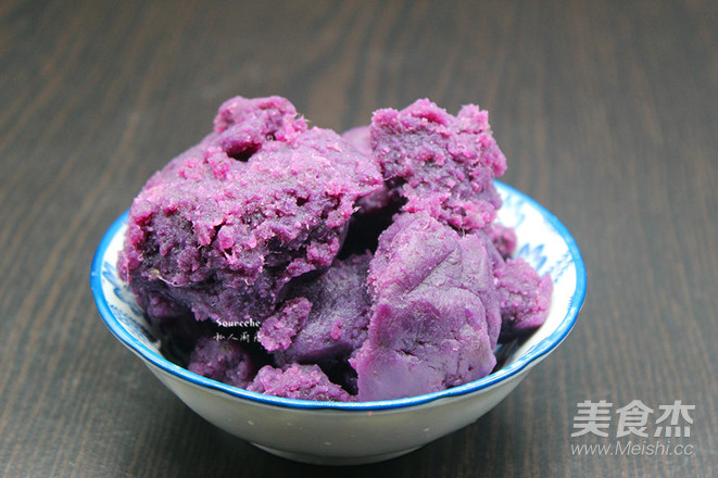 Purple Sweet Potato Crystal Rice Dumpling recipe