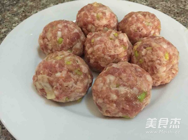 Meat Ball with Soy Sauce recipe