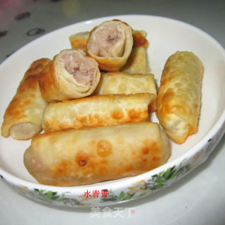 Pan-fried Taro Rolls recipe