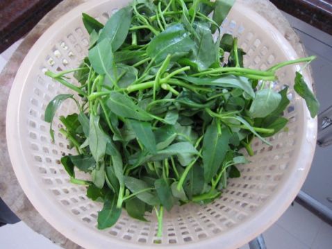 Water Spinach Soup recipe