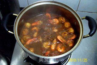 [jinniu Tiege]-"beef Roasted Shrimp and Braised Bird Eggs" recipe