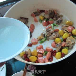 Pan Su Ham Stir-fried Chicken recipe