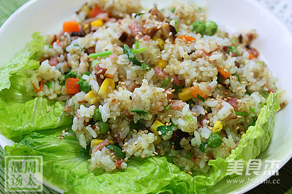 Quinoa Fried Rice with Soft-boiled Egg recipe