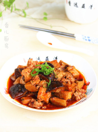 Tofu with Mushroom Minced Meat recipe