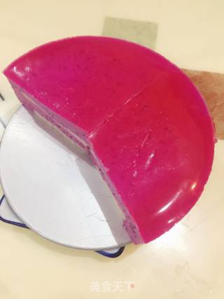 Dragon Fruit Mousse Cake recipe