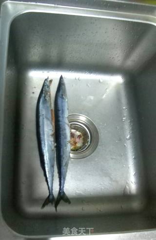 Pan-fried Saury recipe