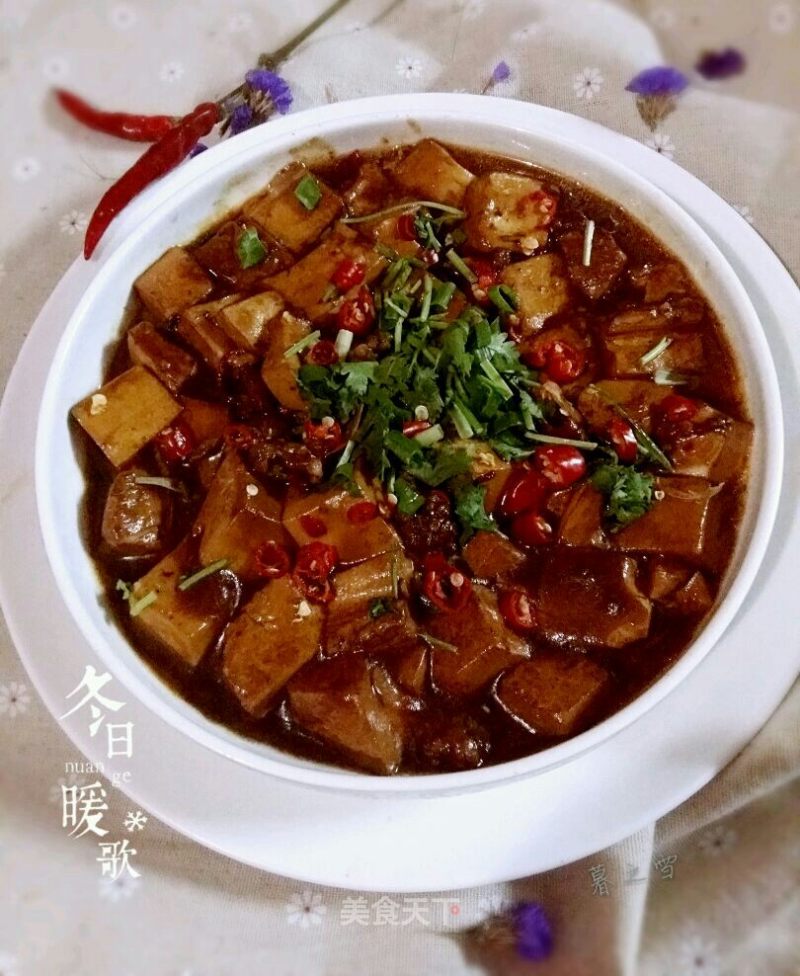 Braised Pork with Tofu recipe