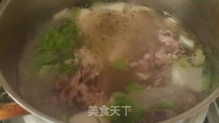 Lamb Slices and Cabbage Soup recipe
