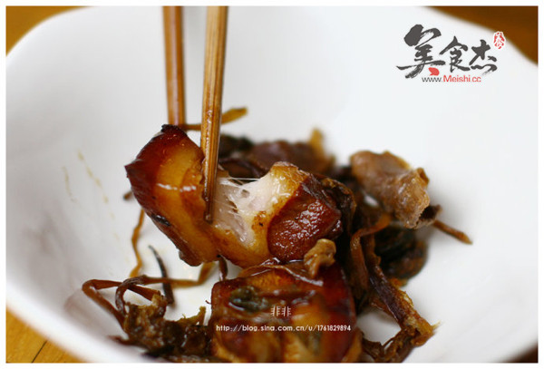 Braised Pork with Moldy Dried Vegetables recipe