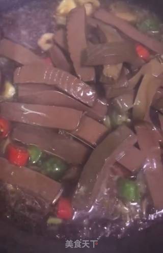 Fried Duck Blood recipe