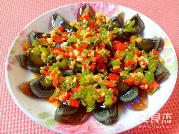 Preserved Egg with Cold Dressing recipe