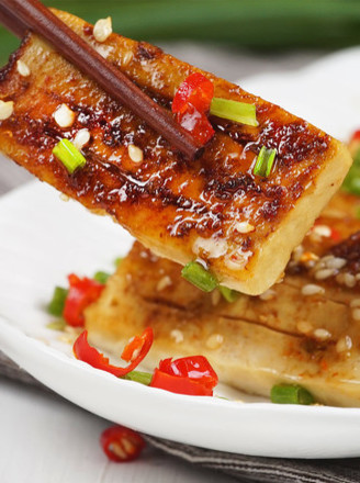 Baked Tofu in A Microwave Oven! recipe