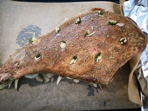 Oven Version of Italian Roast Leg of Lamb recipe