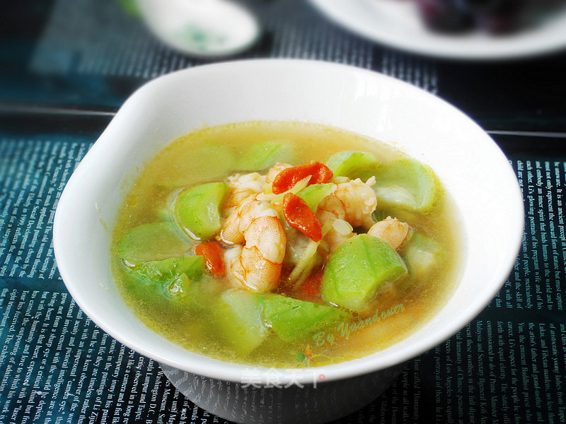 Loofah and Shrimp Soup recipe