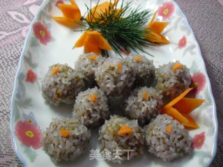 Glutinous Rice Meatballs recipe