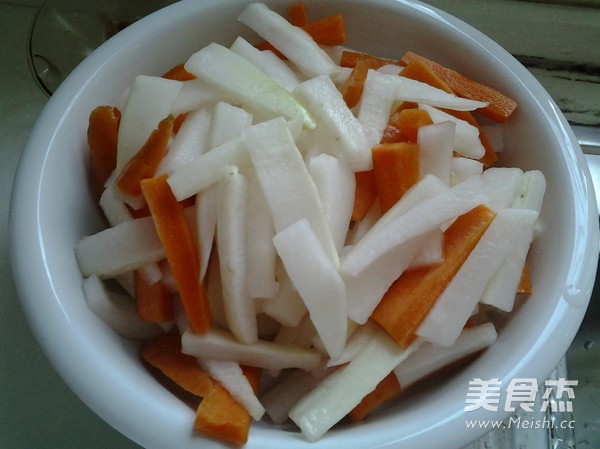 Sweet and Sour Radish Sticks recipe