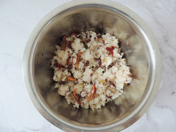 Beibei Pumpkin Steamed Glutinous Rice recipe
