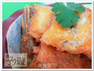 Crispy Fish Cubes with Lotus Leaf Powder [zixuan's House] recipe