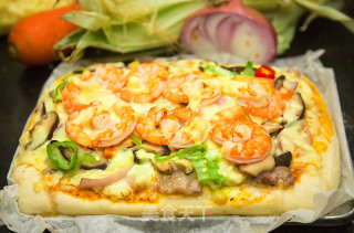 Sea and Land Fresh Pizza-winners of Lezhong Colorful Summer Baking Competition recipe