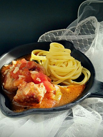 Homemade Italian Meatball Pasta recipe