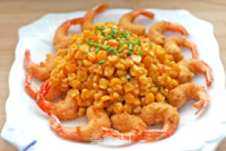 Jin Yu Man Tang Golden Sands Corn Ingot Shrimp recipe