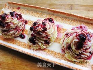 Blueberry Creamy Mashed Potatoes recipe