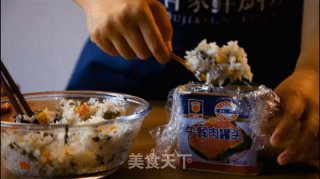 Youjia Fresh Kitchen: Luncheon Meat Rice Ball recipe