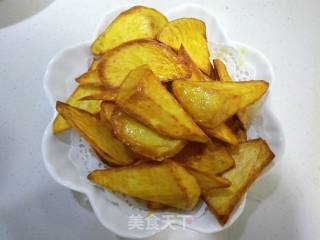 Fried Sweet Potato Wedges recipe
