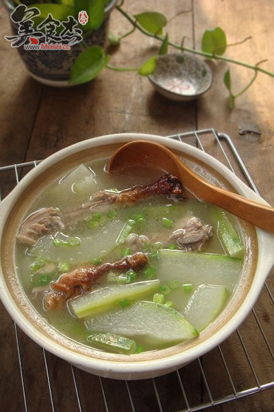 Duck Frame Winter Melon Soup recipe