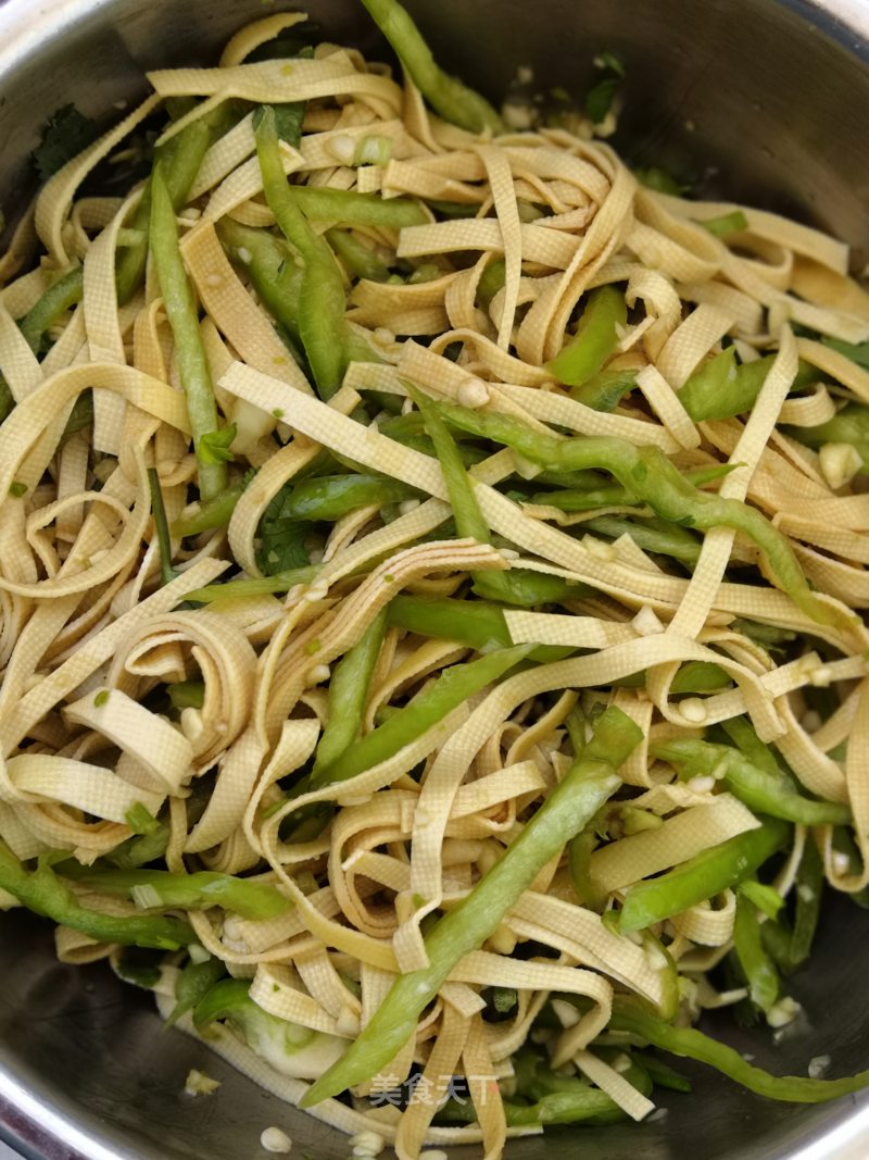 Home-cooked Cold Dish-mixed with Dried Tofu (thousand Pieces) Silk recipe