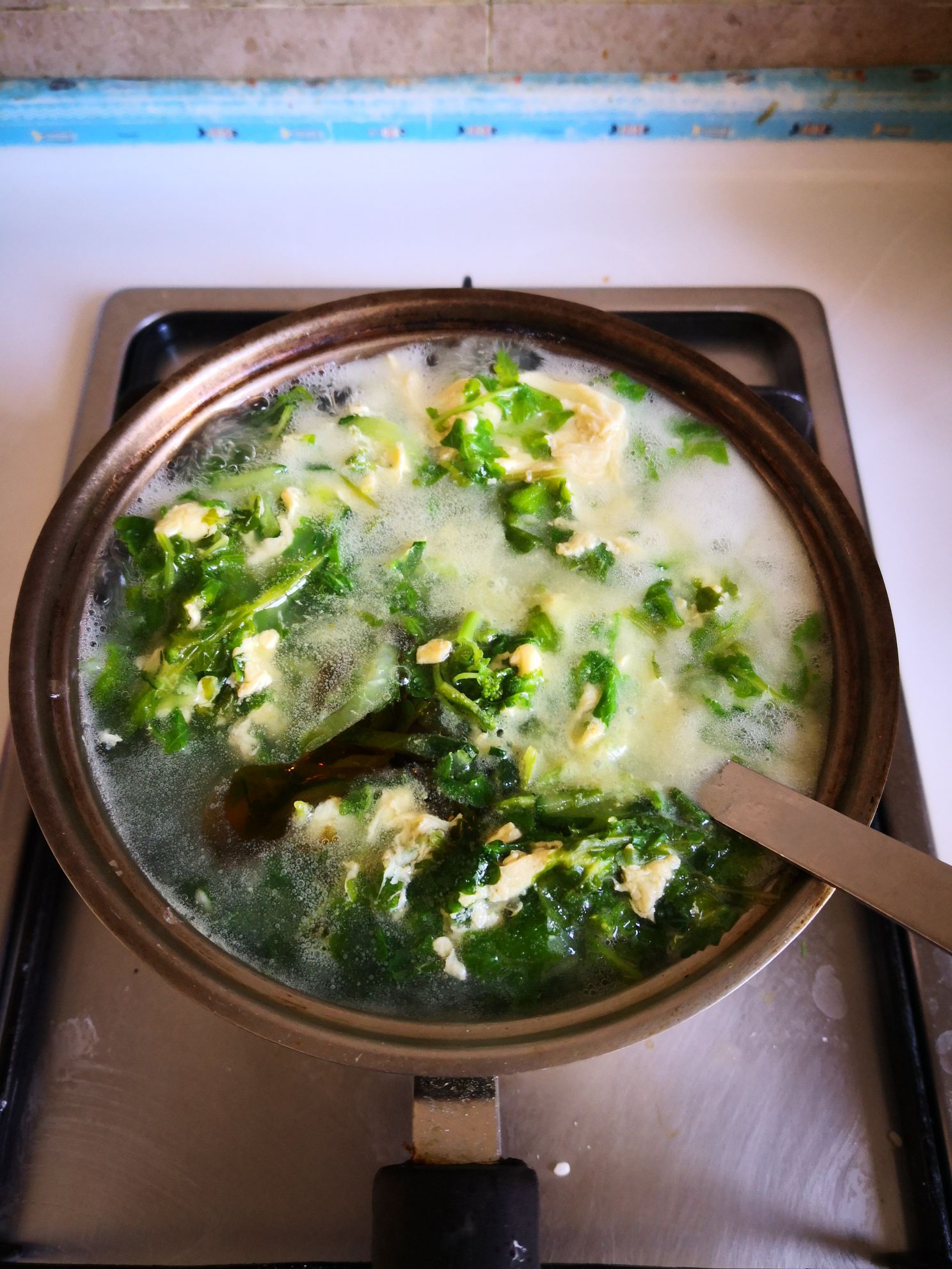Local Vegetable and Egg Soup recipe