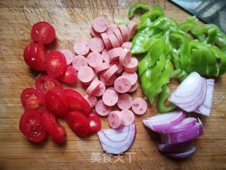 Onion Ham Pizza recipe