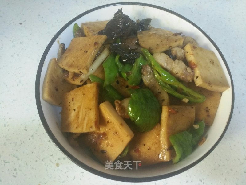 Chiba Tofu with Chopped Peppers recipe